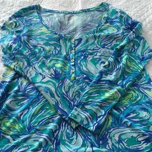 Lilly  Pulitzer long sleeve top SZ. S